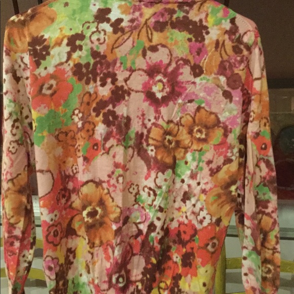 Jcrew summer floral sweater - Picture 3 of 4